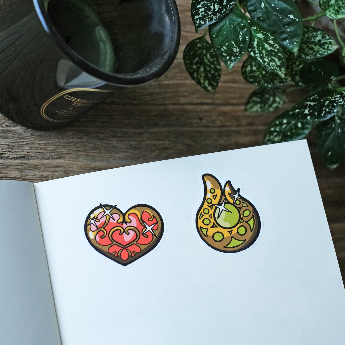 Sticker Pack - Heart & Stamina (2pcs)